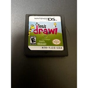 029-017 Let's Draw! (Nintendo DS) Cartridge Only Video Game Combine Shipping‎